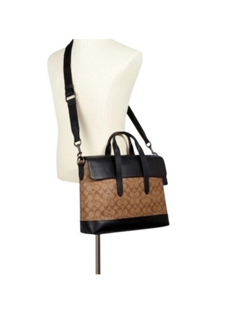 Coach Metropolitan Brief 40 Signature Coated Canvas - Picture 3 of 13